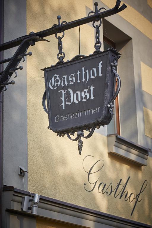 Hotel-Gasthof Die Post Brennerei Frankenhoehe Schillingsfuerst Exterior photo